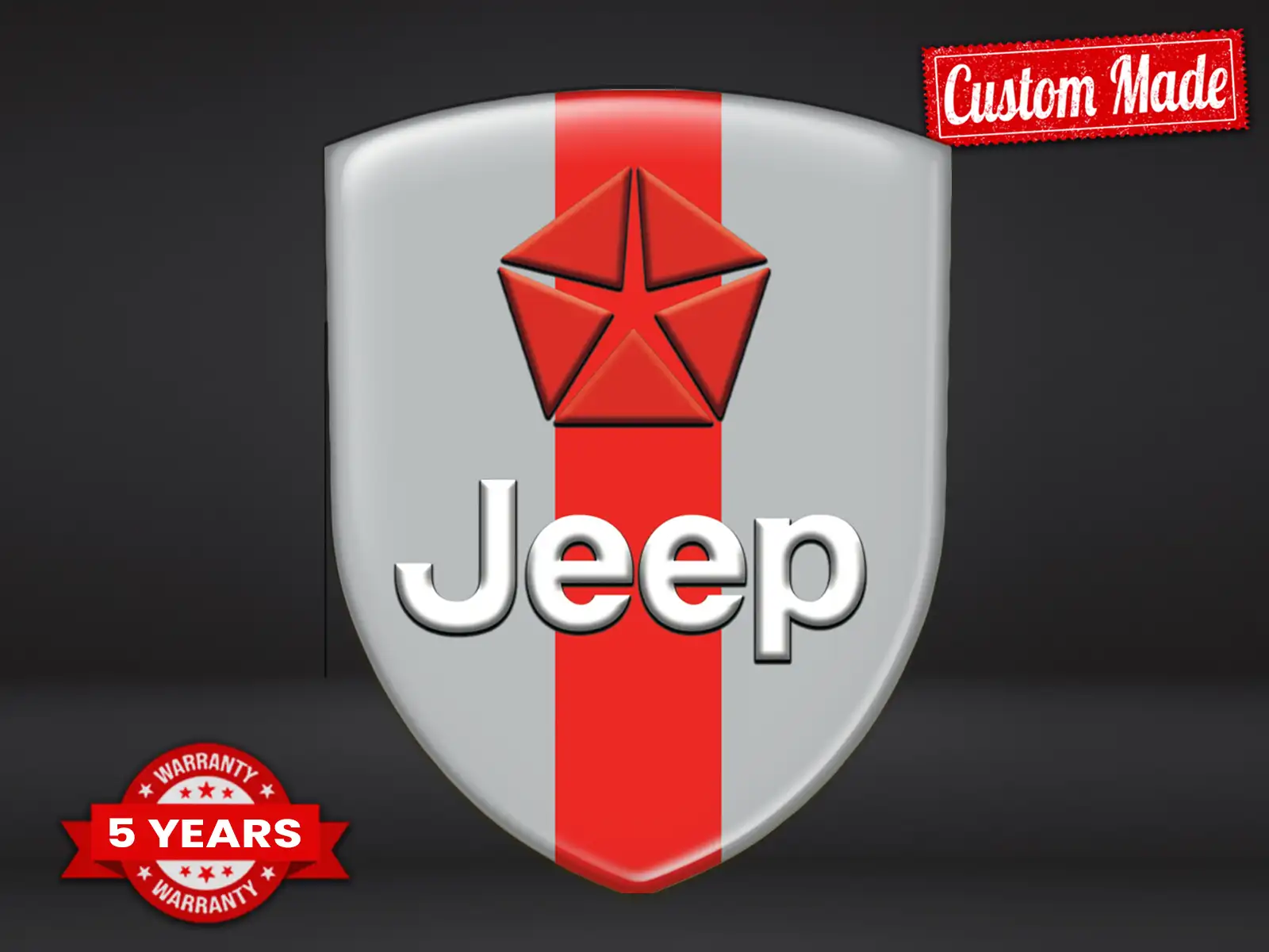 Jeep Auto Service Aufkleber Max Haltbar Modern Pro Stil